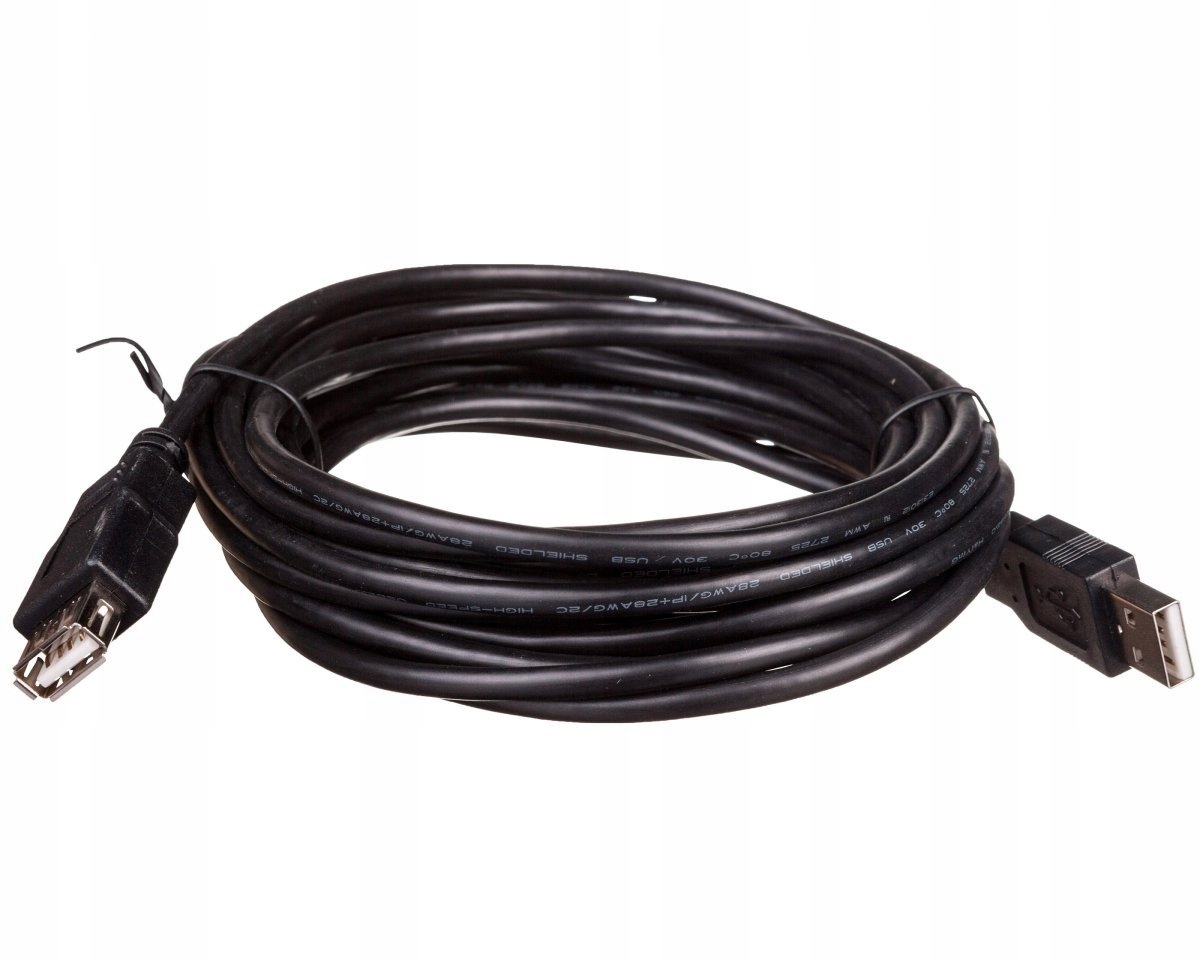 

Kabel Przedłużający Usb 2.0 Typ Usb A/usb A, M/ż
