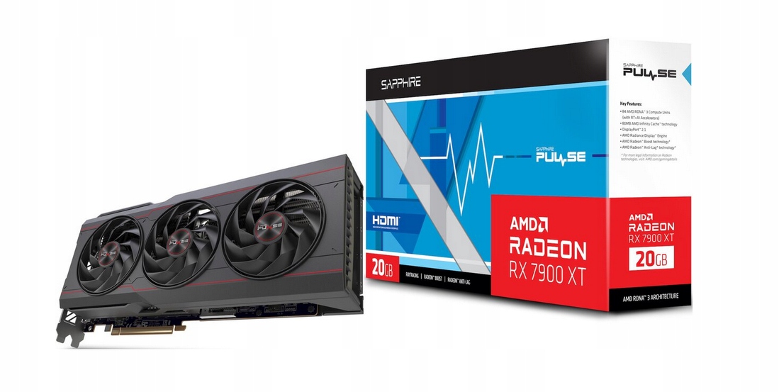 SAPPHIRE Radeon RX 7900 XT Pulse 20GB • Opinie - Allegro