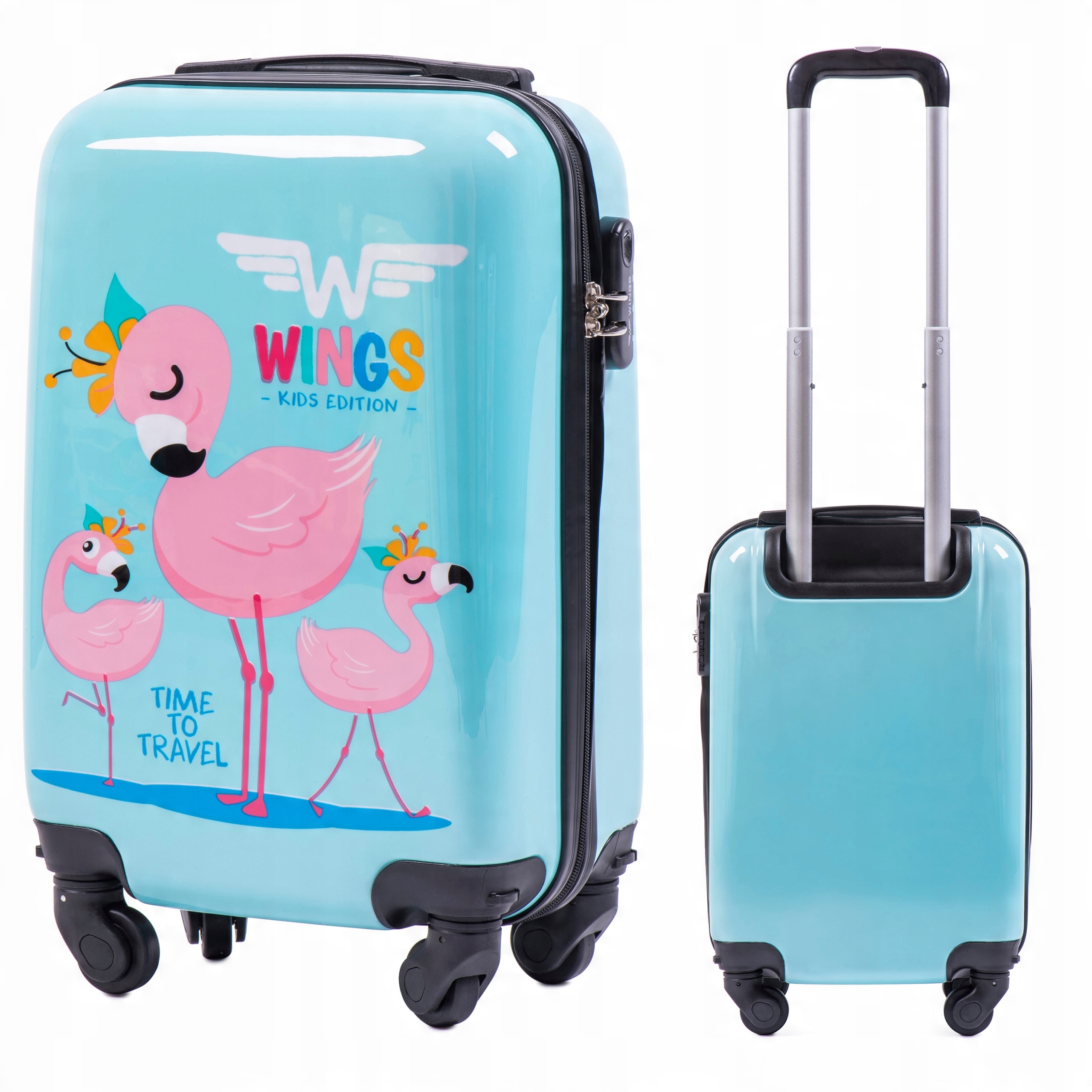 

Wings Walizka Dziecięca Flaming Jay 18'' (KD01 Xs)