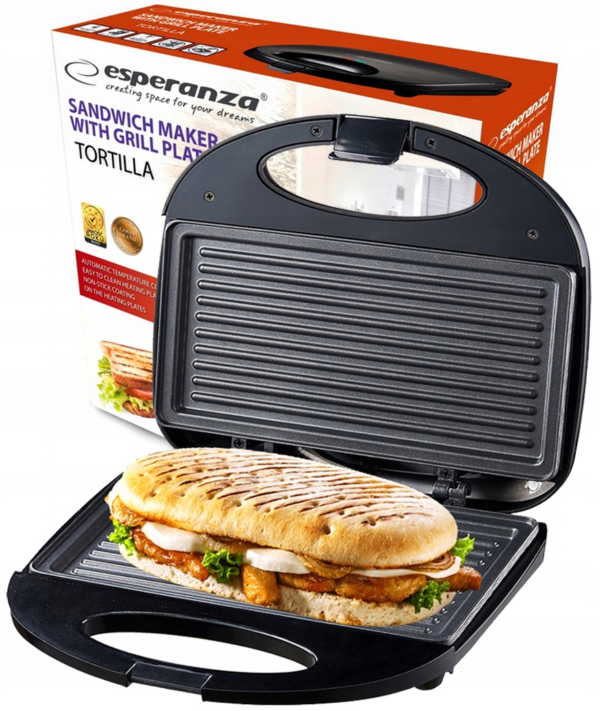 

Opiekacz Toster Grill Do Kanapek Mięs Panini 1000W