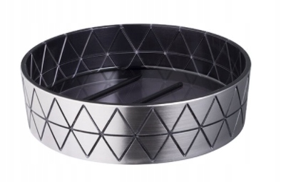 

Kubek Mydelniczka Pojemnik Na Mydło Srebrna