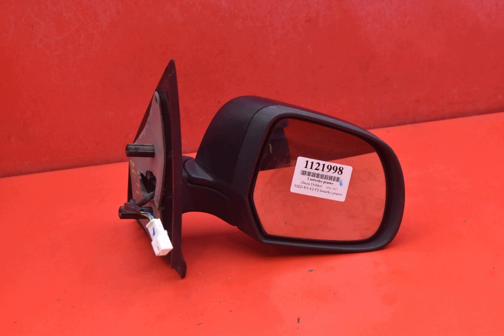 mirror right black, EU 0211046 DACIA DOKKER 12-17 7 PIN