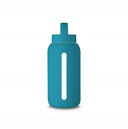Butelka szklana na wodę Muuki Daily Bottle 720 ml Tahiti Blue