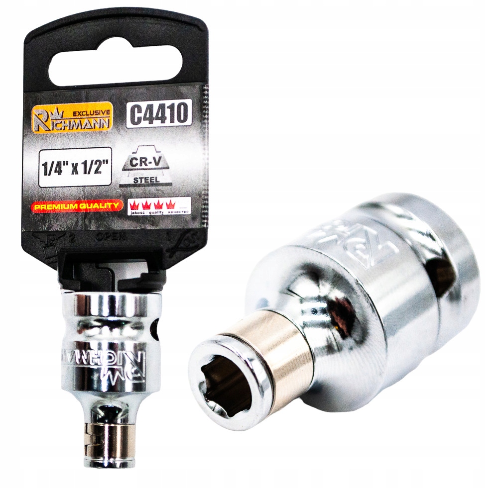 

Richmann Uchwyt adapter do bitów 1/4 x 1/2 C4410