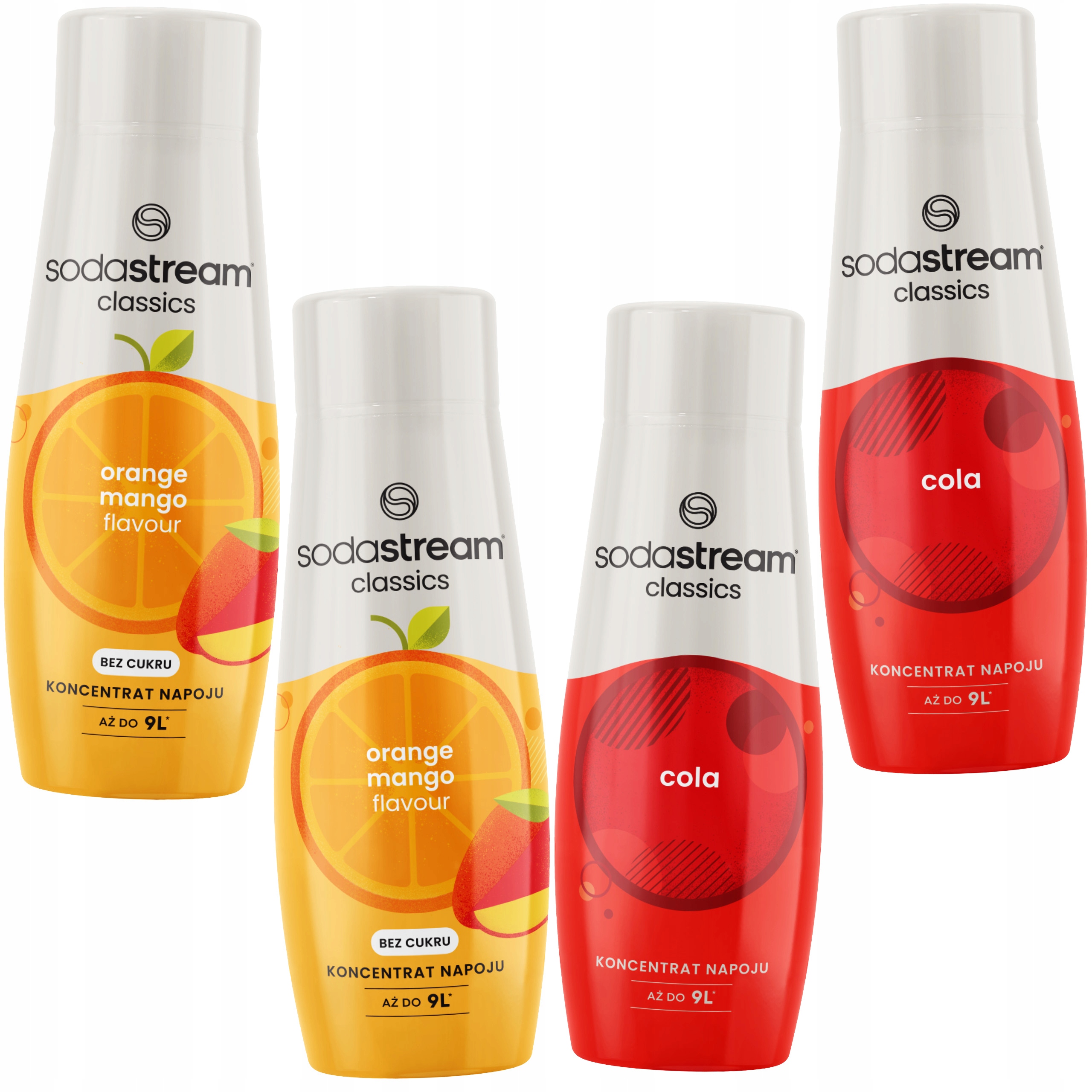 Levně Sodastream Sada koncentrátů 2xCola 2xOrange-Mango