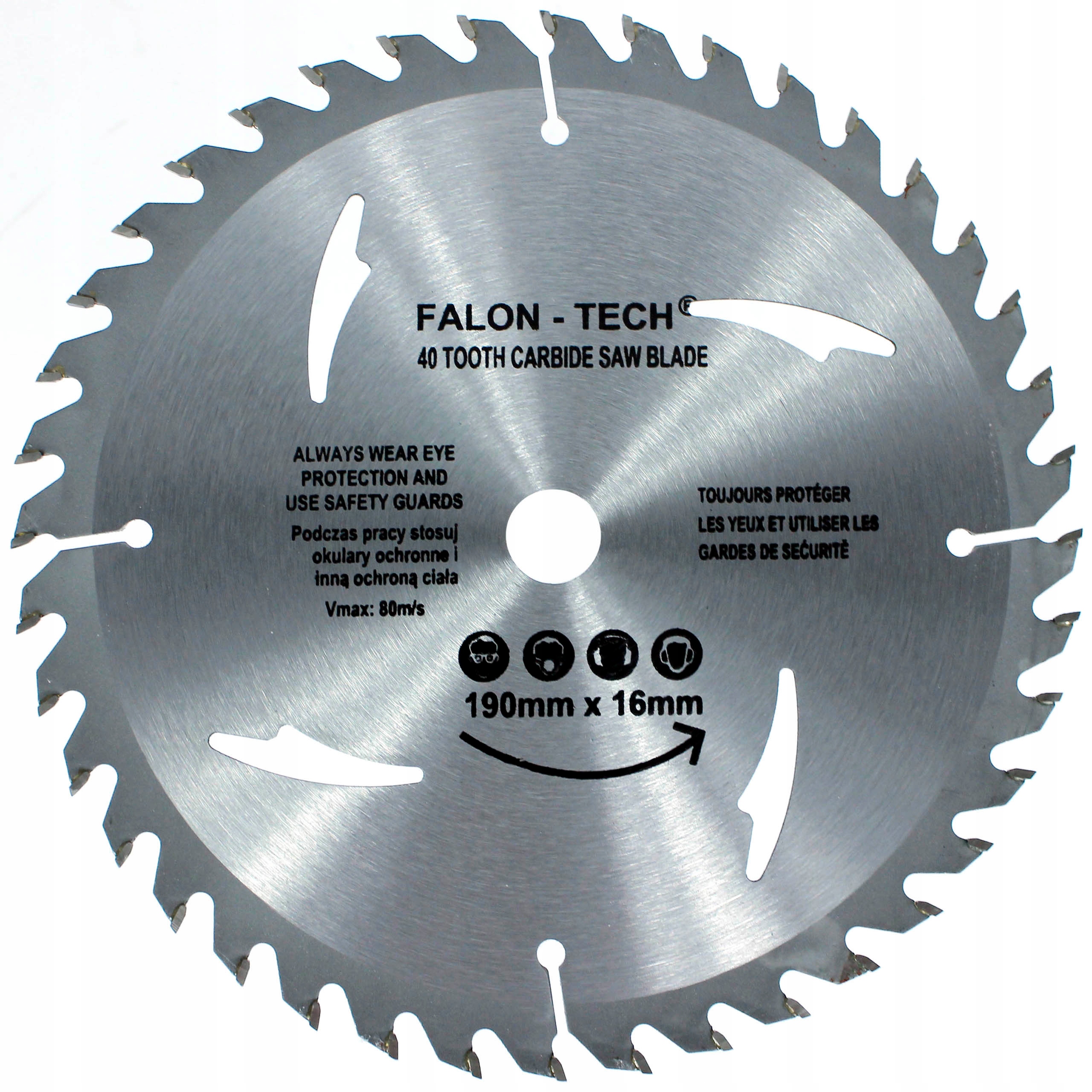 TARCZA WIDIOWA DO DREWNA 190 mm x 16 x 40T WIDIA