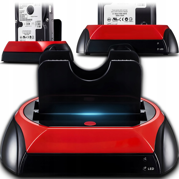 Dokovací Stanice Pro Disky Sata 2.5' 3.5' Ide Hdd Usb 3.0 Ssd Zálohování