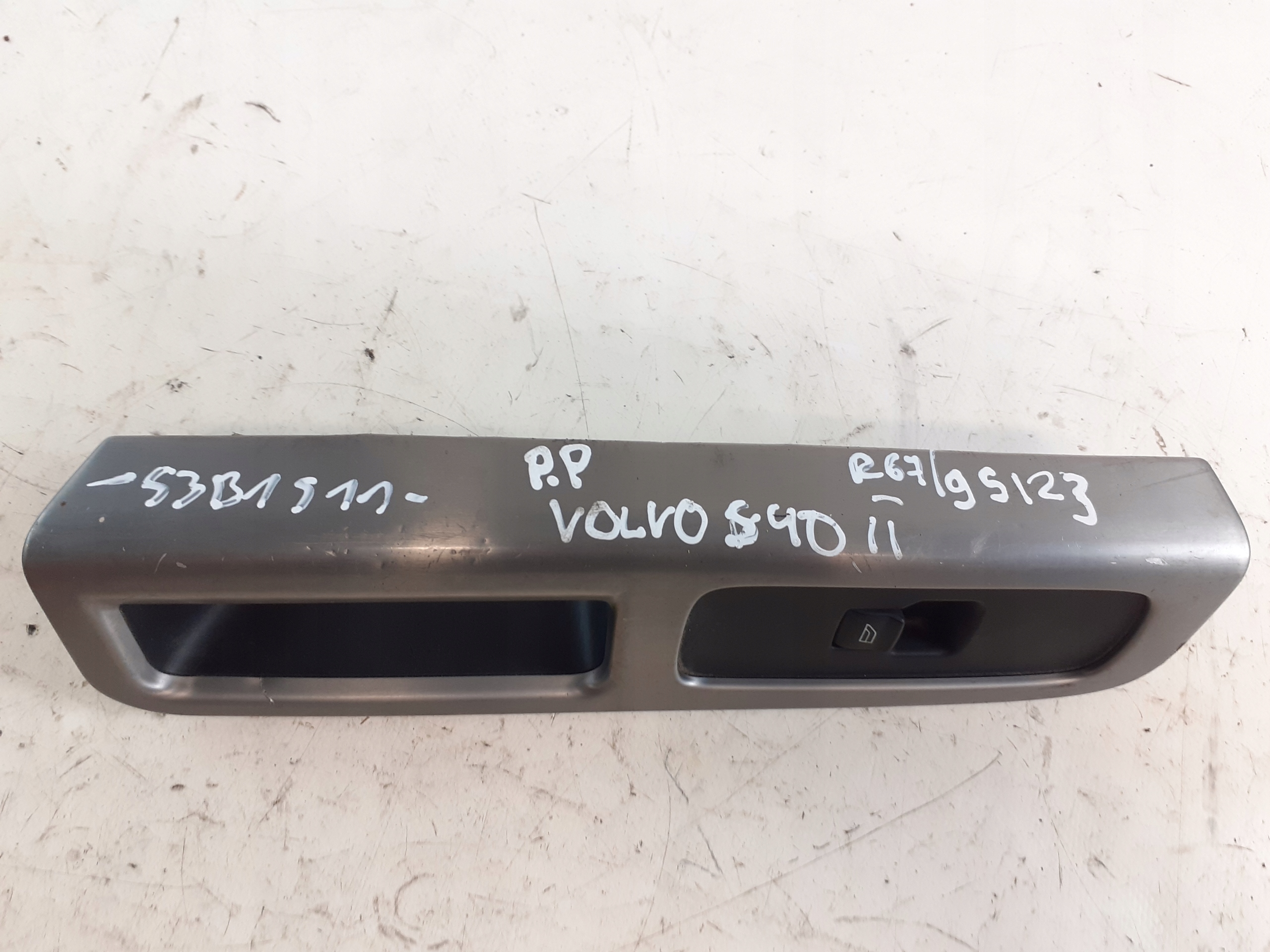 control panel window right front Volvo S40 II