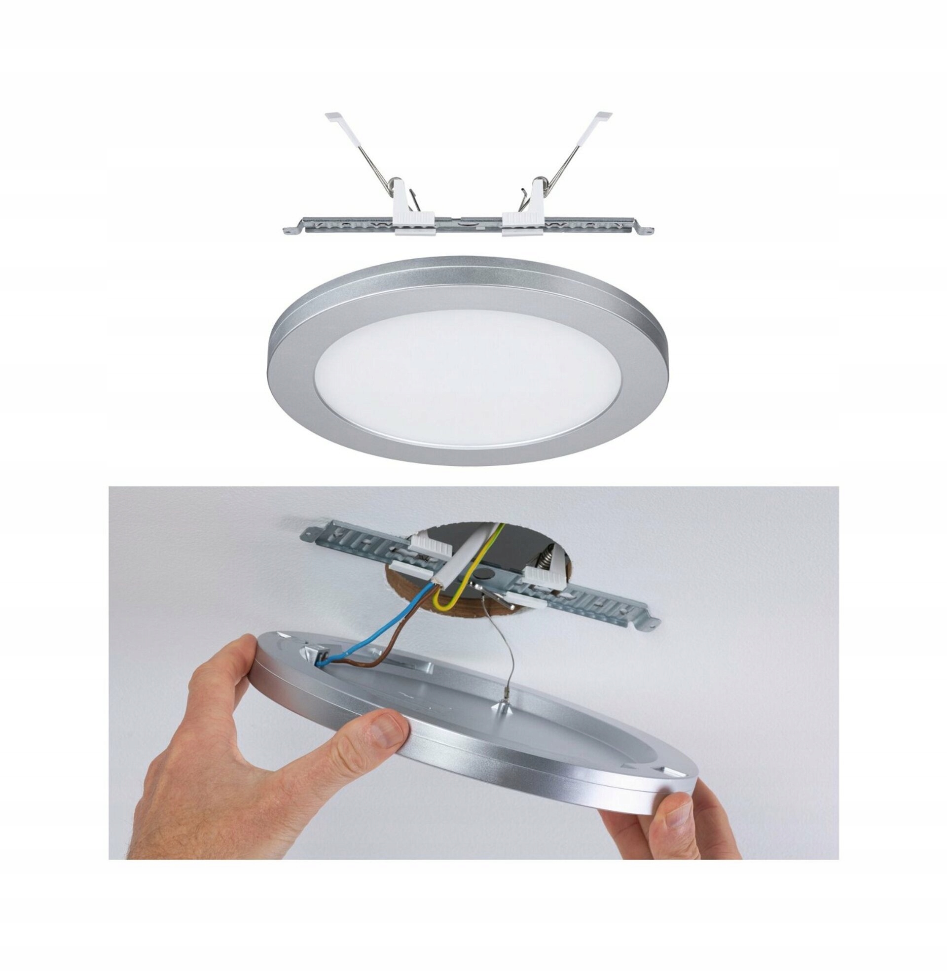 Paulmann Led vestavné svítidlo Cover-it 225mm 16,5W 4000K matný chrom
