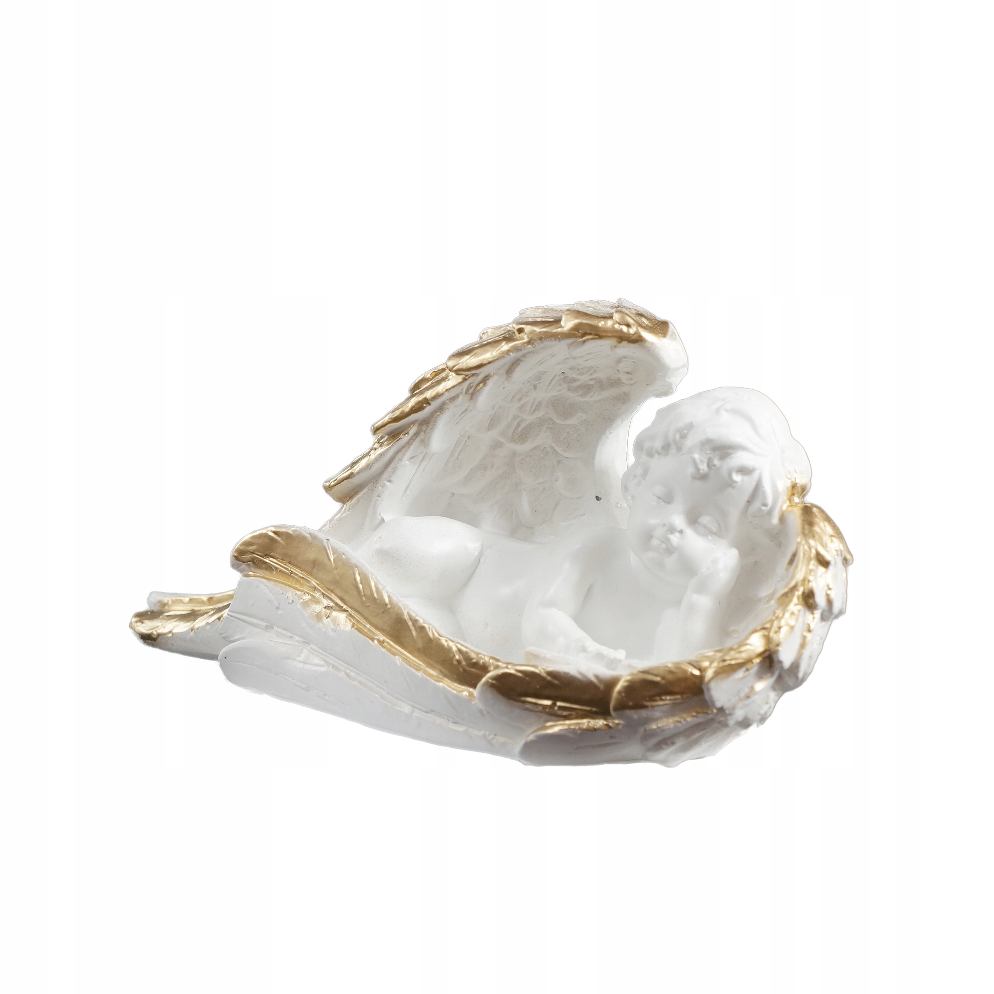 Gipsowy anioł 17cm dekoracja na ślub podziękowanie Marka Trend-Deco