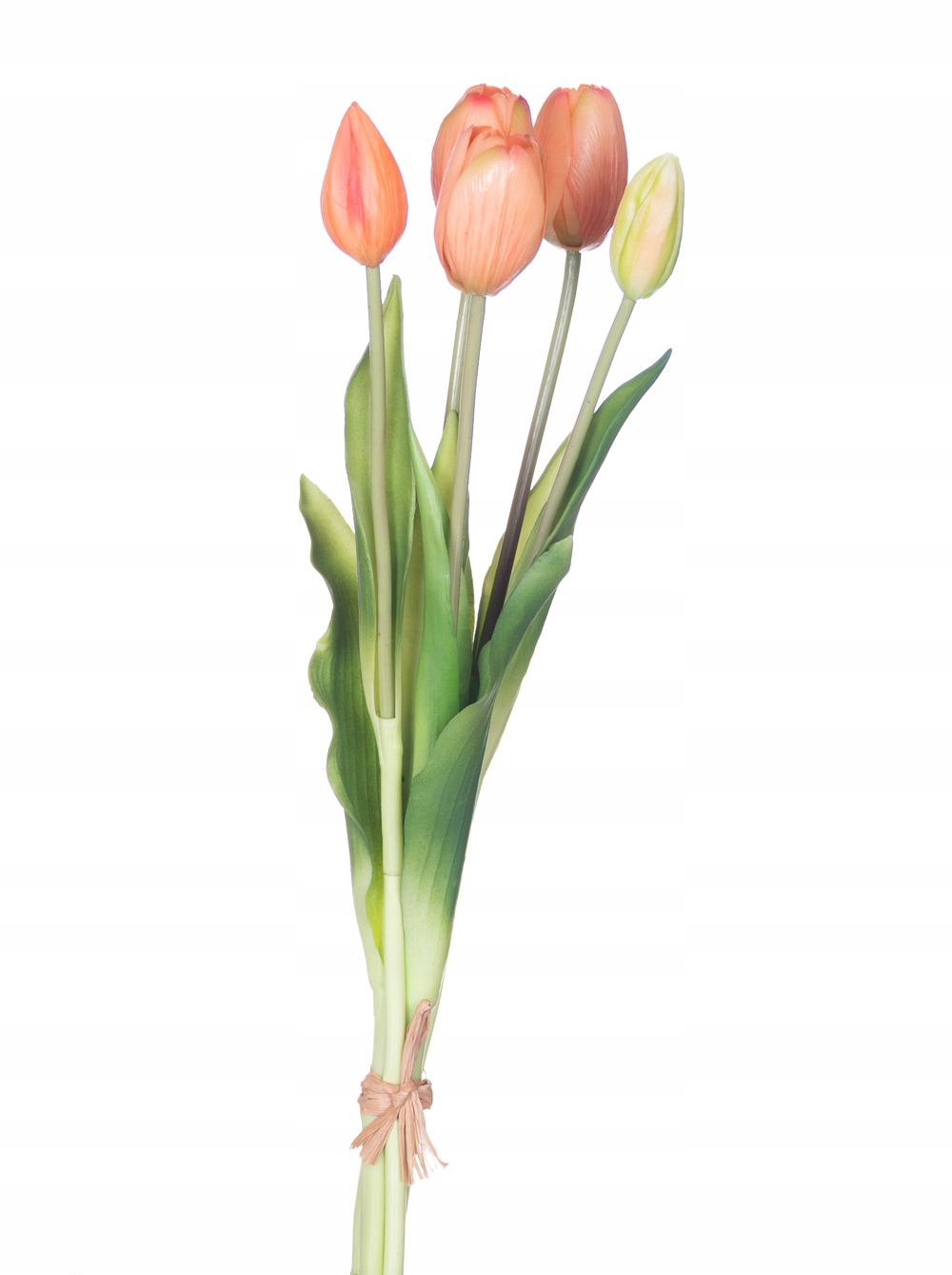 

Tulipany pomarańczowe bukiet silikon