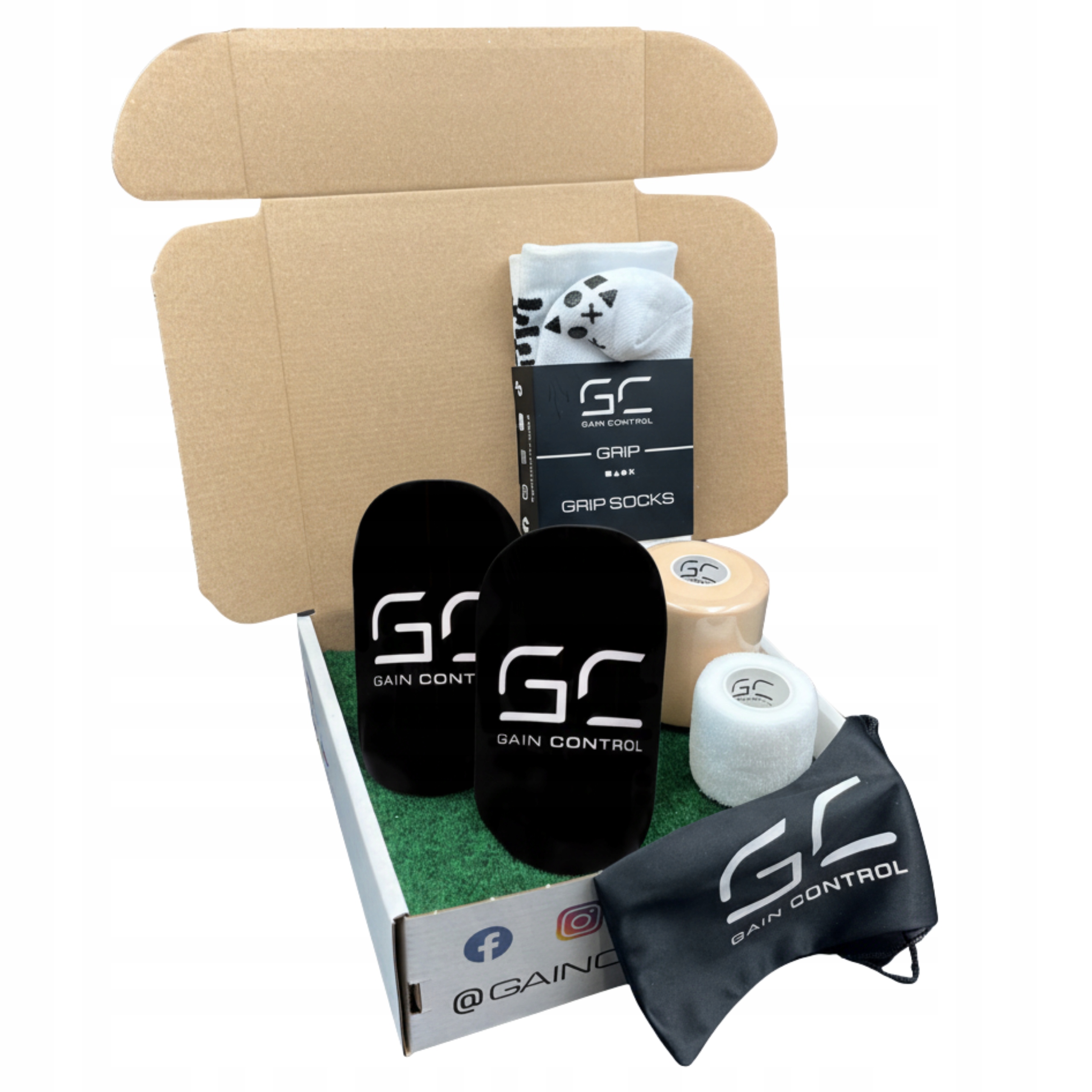 Box Fotbalové Chrániče Gc Black Mini