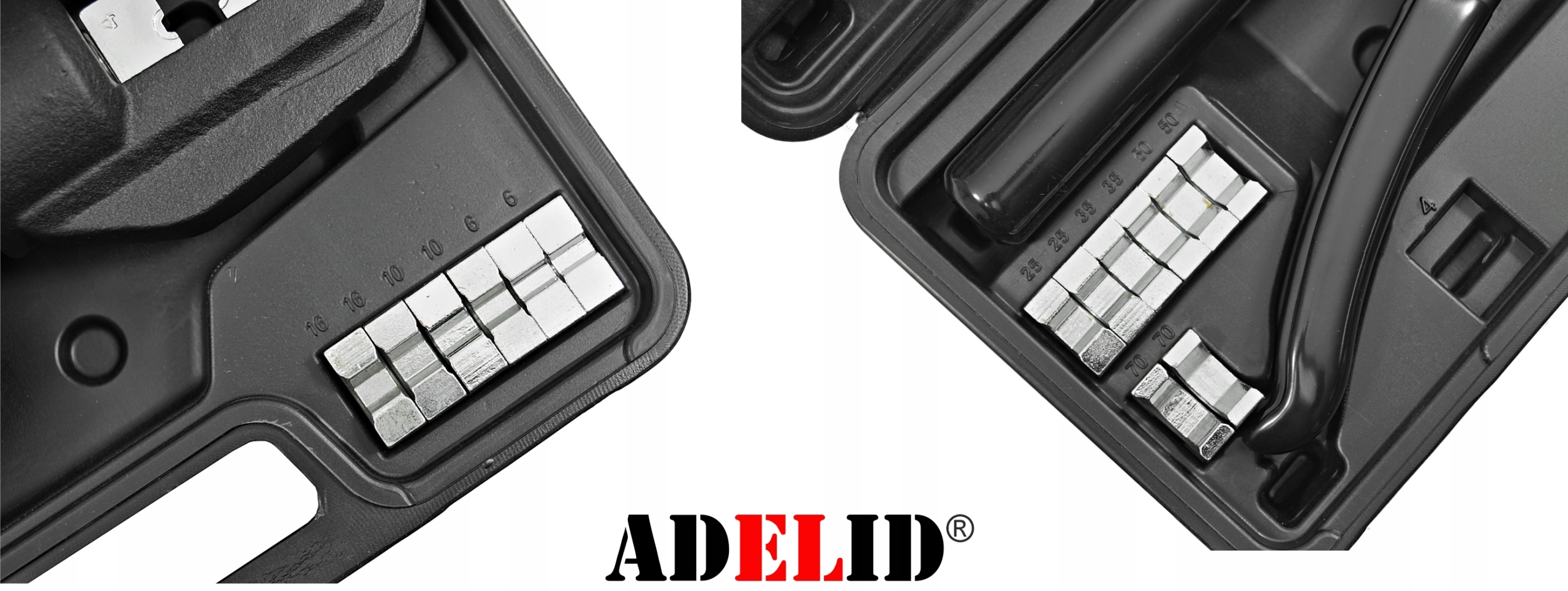 ZACISKARKA PRASKA HYDRAULICZNA DO KABLI 4-70 MM Kolor czerwony