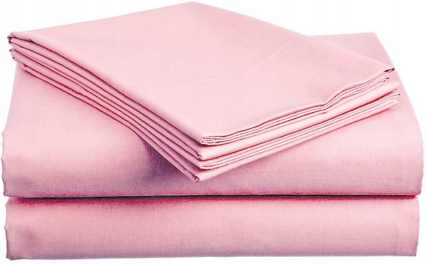 

Prześcieradło Bawełna 140x200 Bez Gumki Różowe