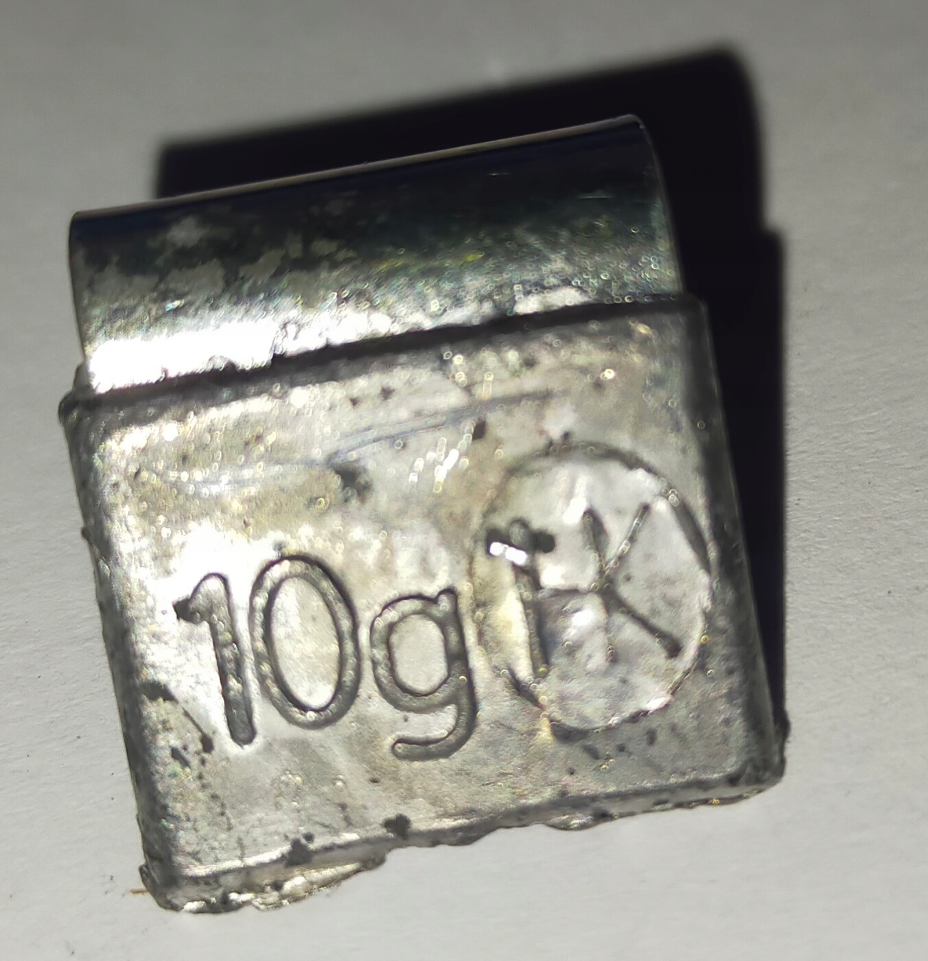 Ciężarki nabijane felg aluminiowych 10g ołów