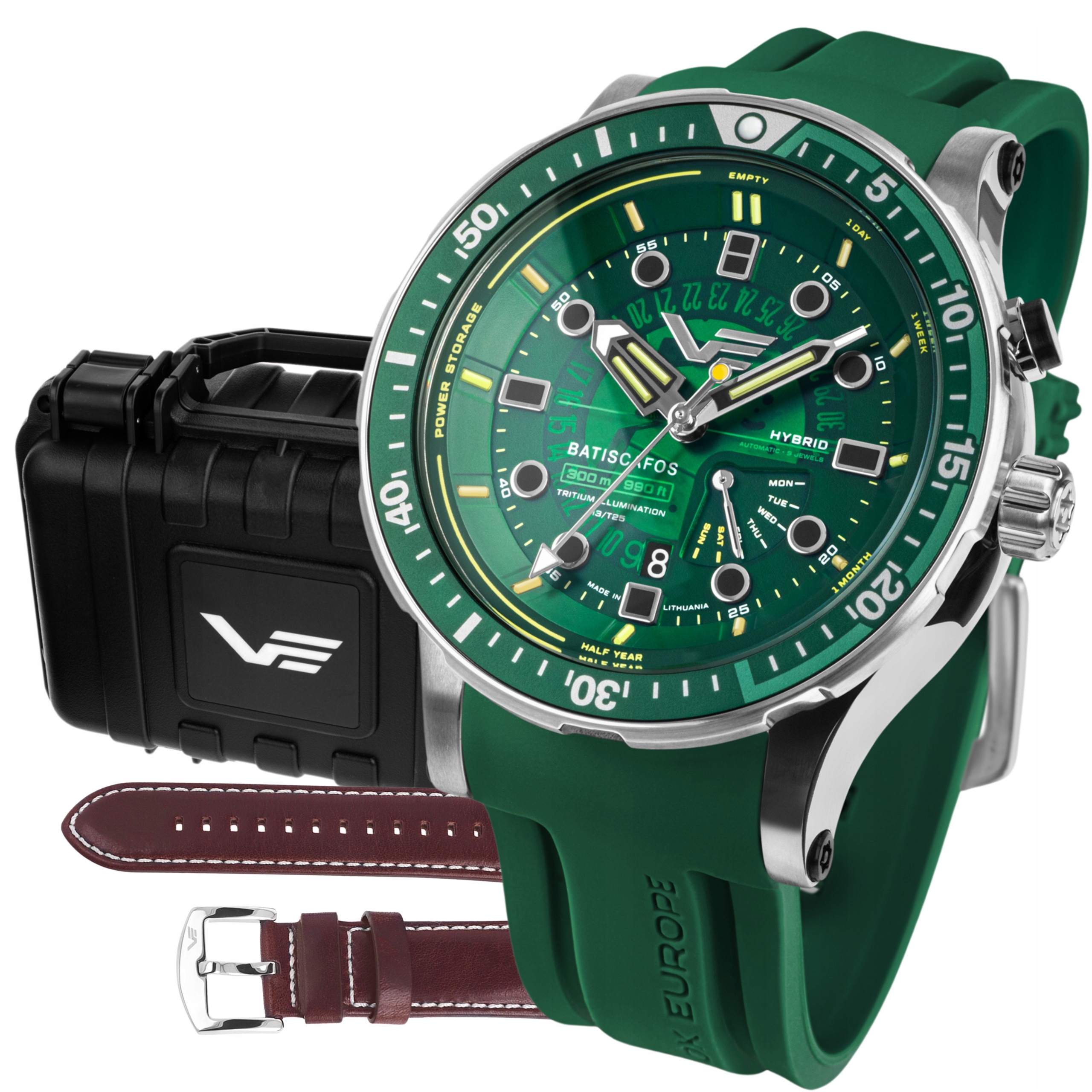 Nové originální hodinky Vostok Europe PX84-511A770 Batiscafos řemínek, krabička