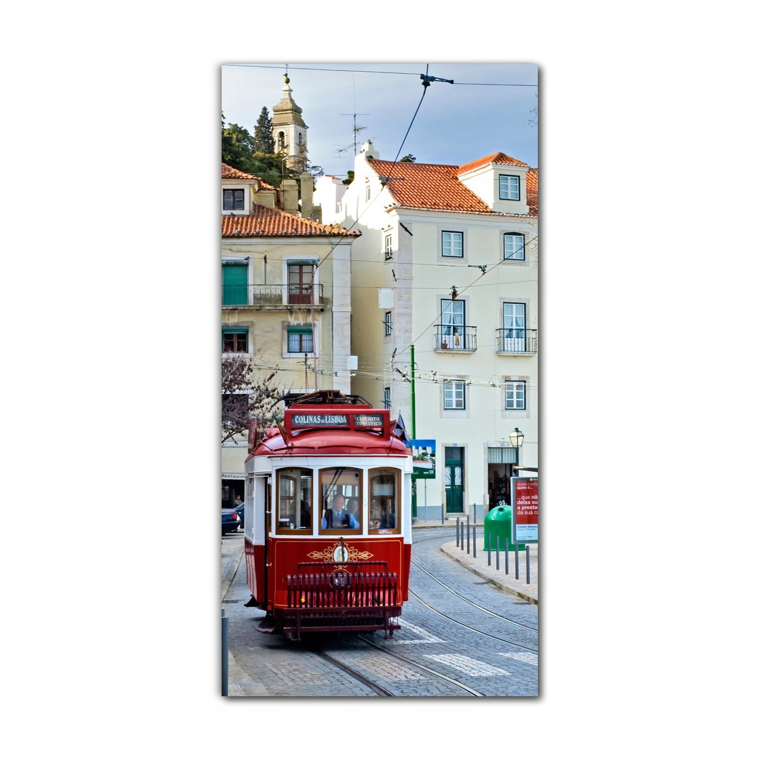 

Foto-obraz szklany do salonu 70x140 Lizbona miasto