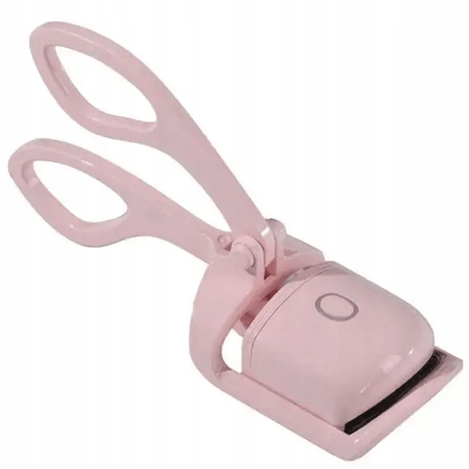 ZALOTKA DO RZĘS Elektryczna Podgrzewana USB-C ze wskaźnikiem temperatury Kolor dominujący odcienie różu