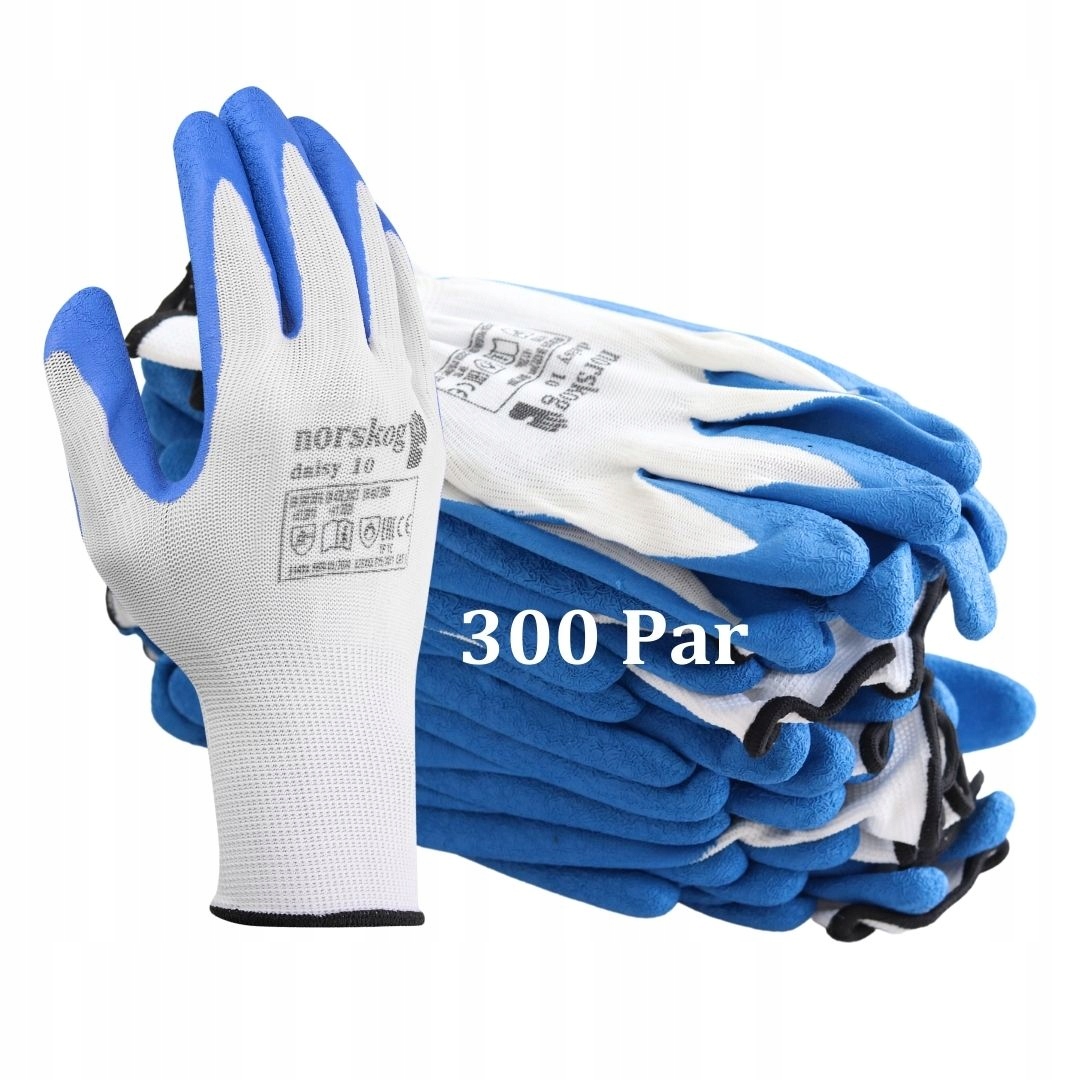 Rukavice, rukavice Norskog Daisy, pro malování stěn, malíře L, 300 párů