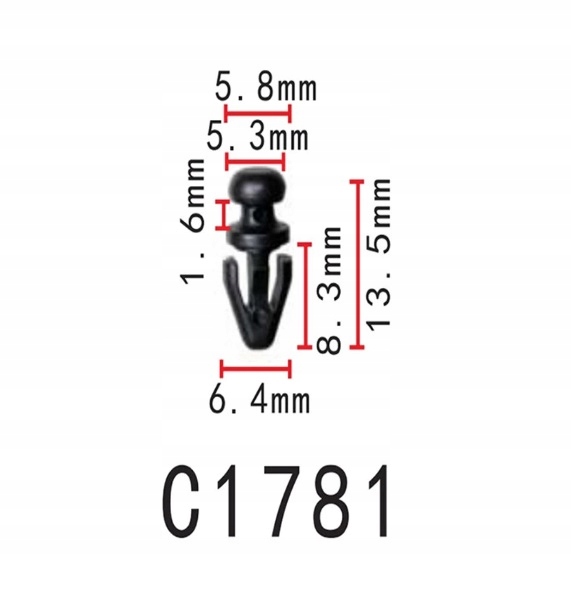 20X SPINKA LISTWY PROGOWEJ FORD MONDEO W702985S300 EAN (GTIN) 5255424420