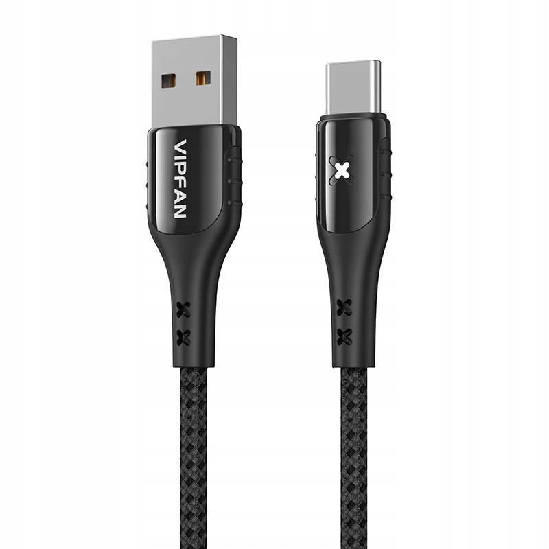

Vipfan Kabel Usb do Usb-c X13 3A 1.2m Oplot