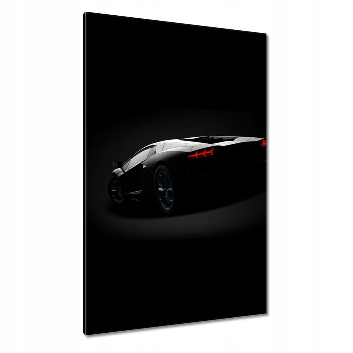 Obrazy 80x120 Černá fura Auto