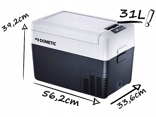 Lodówka TURYSTYCZNA Sprężarkowa Dometic CDF2 36L Pojemność 31 l