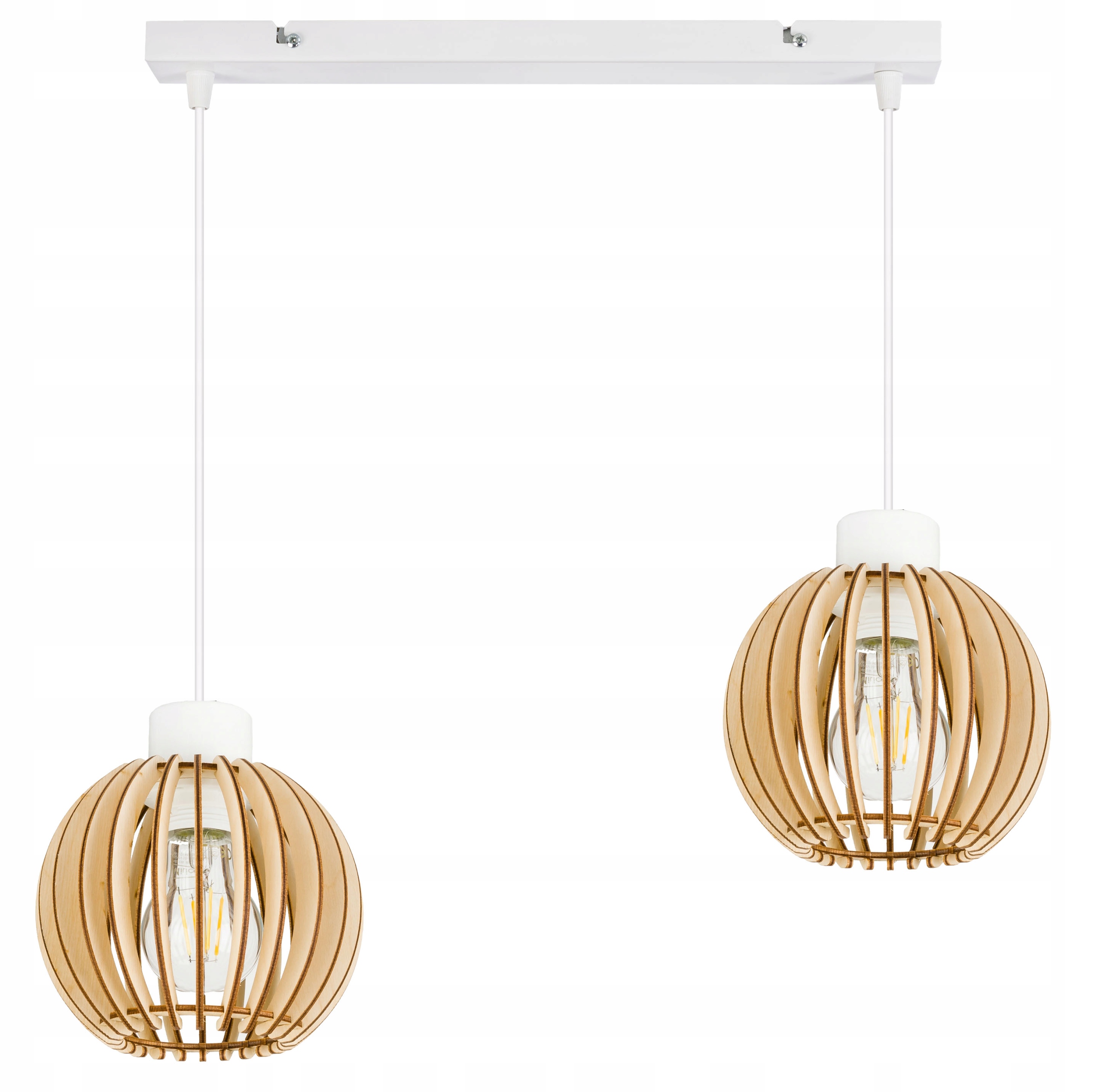 

Lampa Wisząca Zwis żyrandol sufitowa Loft Drewno 2