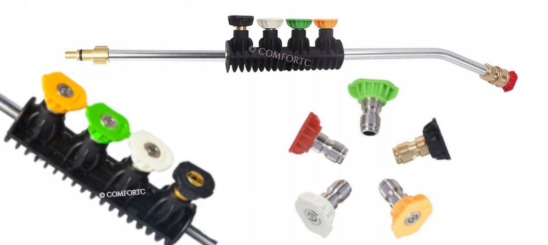 LANCA LAVOR METALOWA 50CM Z DYSZAMI