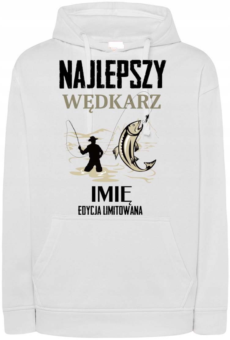 Mikina Nejlepší Rybář Vaše jméno vel. M