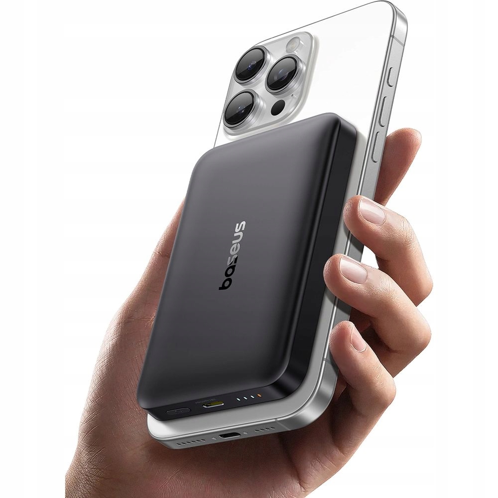Bezdrátová powerbanka pro MagSafe, Baseus, 10000 mAh, Qi2 15W, Usb-c 22.5W