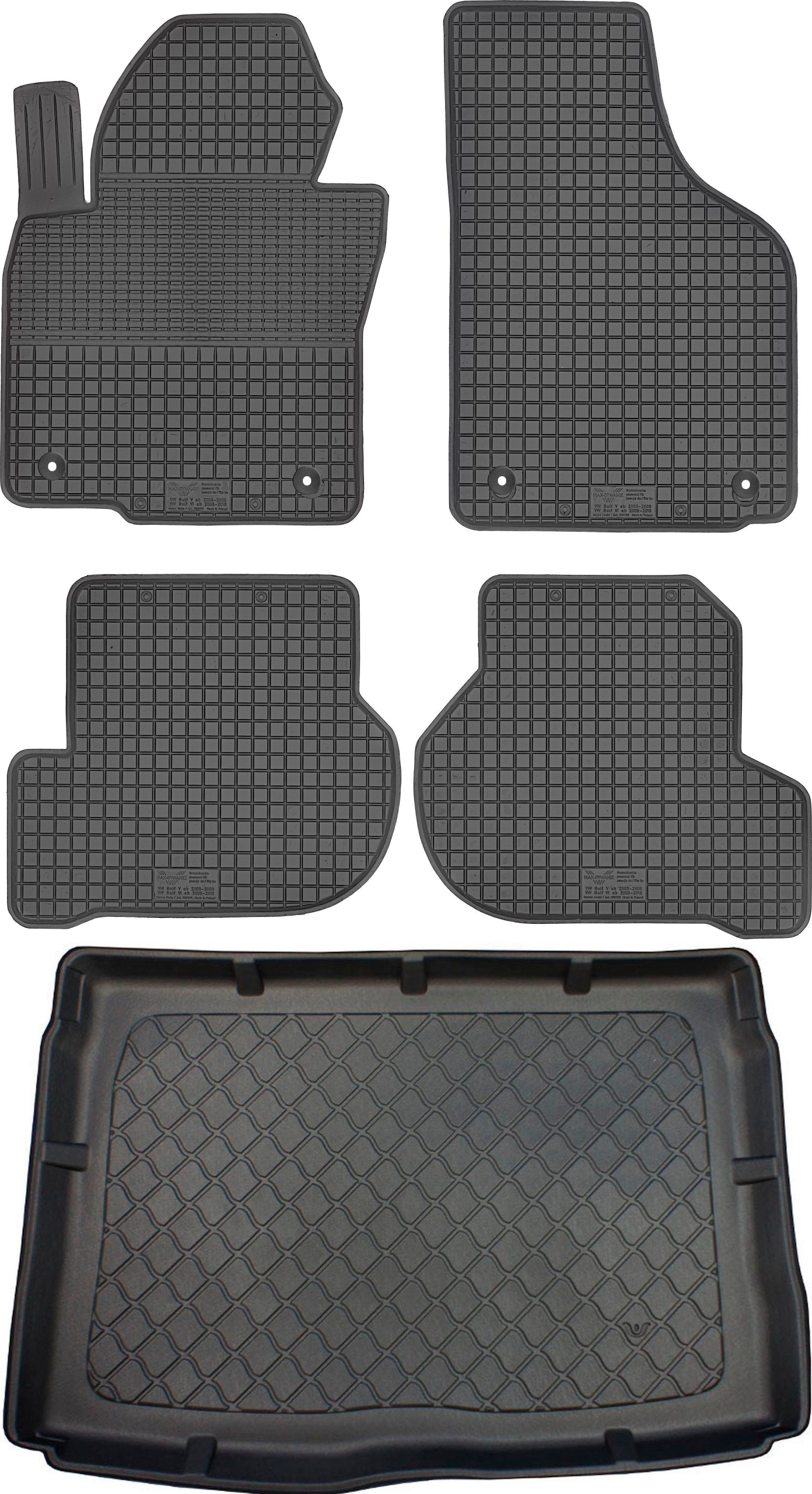 Volkswagen Golf V Hatchback od roku 2003.10-2008 Sada Koberce batožinový priestor