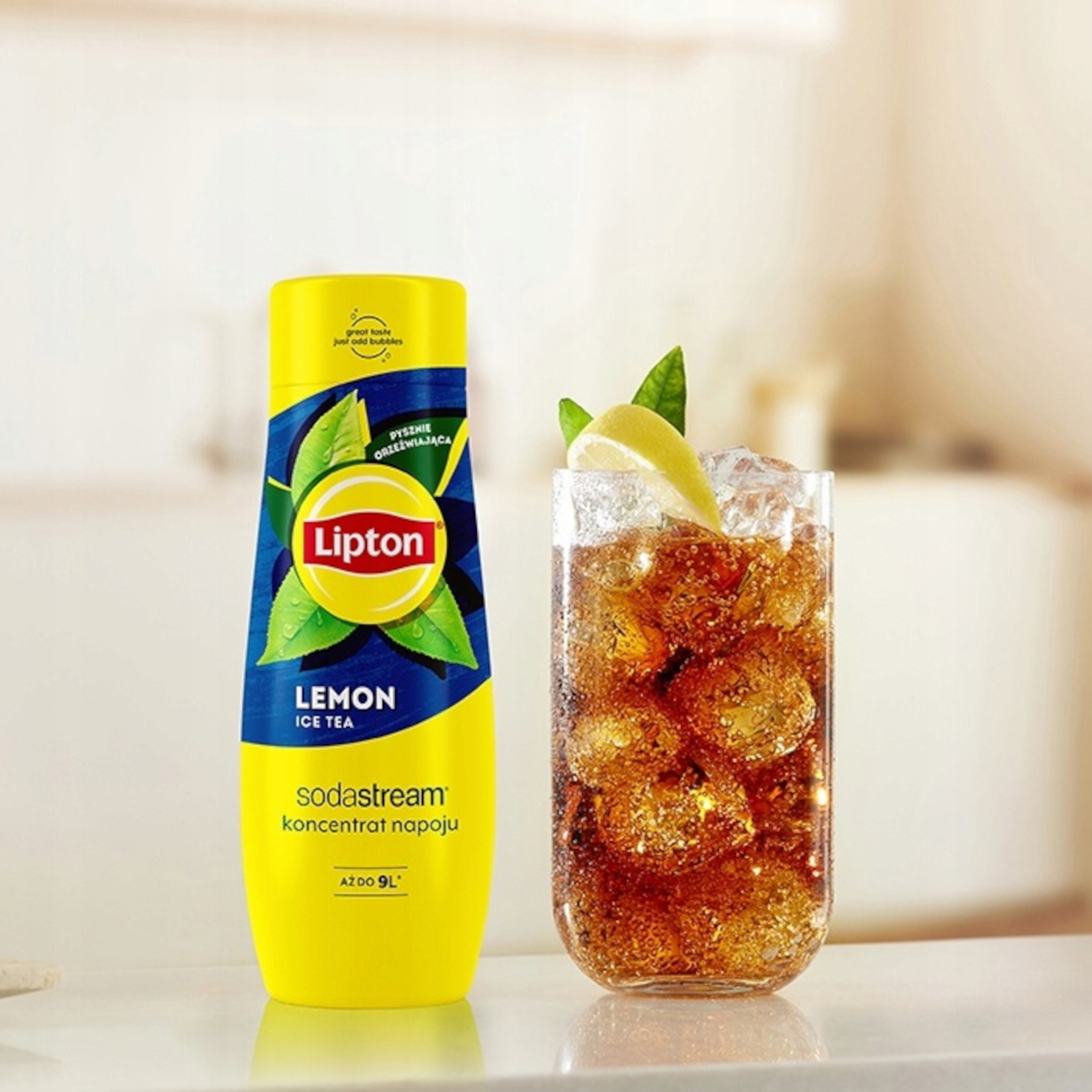SODASTREAM syrop do wody 2x Lipton Lemon Ice Tea Stan opakowania oryginalne