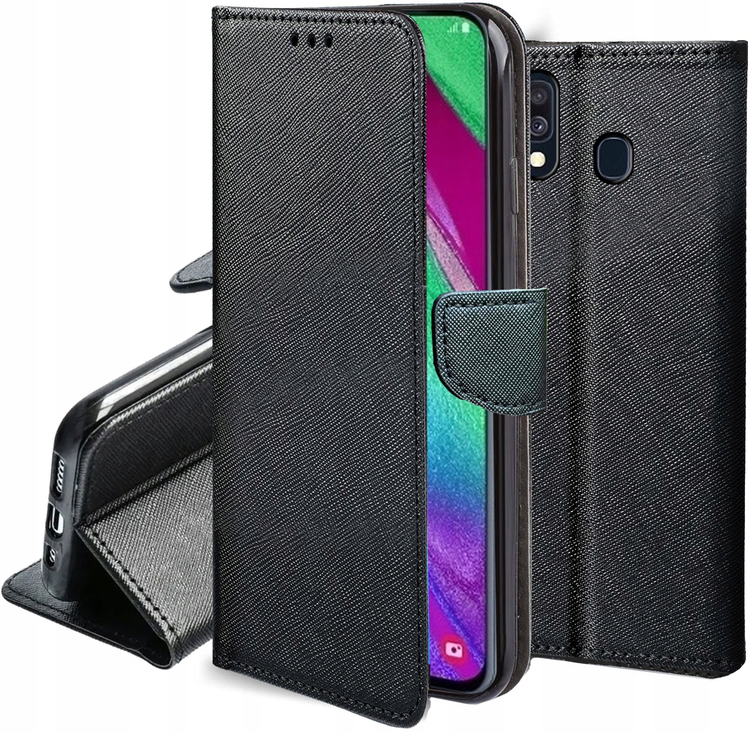 

Etui na Samsung Galaxy A40 Fancy Zamykane Szkło