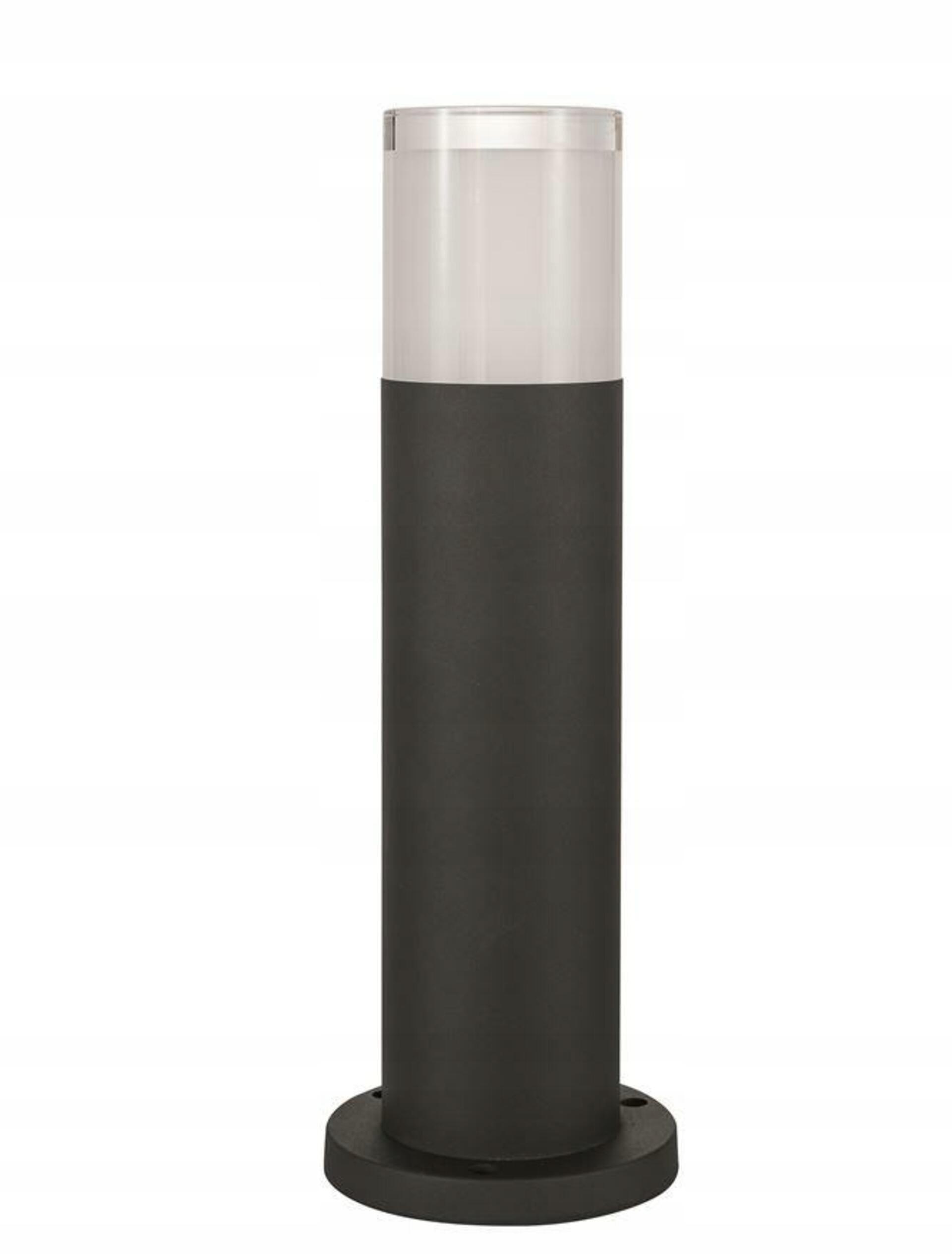 Nova Luce venkovní sloupkové svítidlo Noten černý hliník čirý a bílý akryl