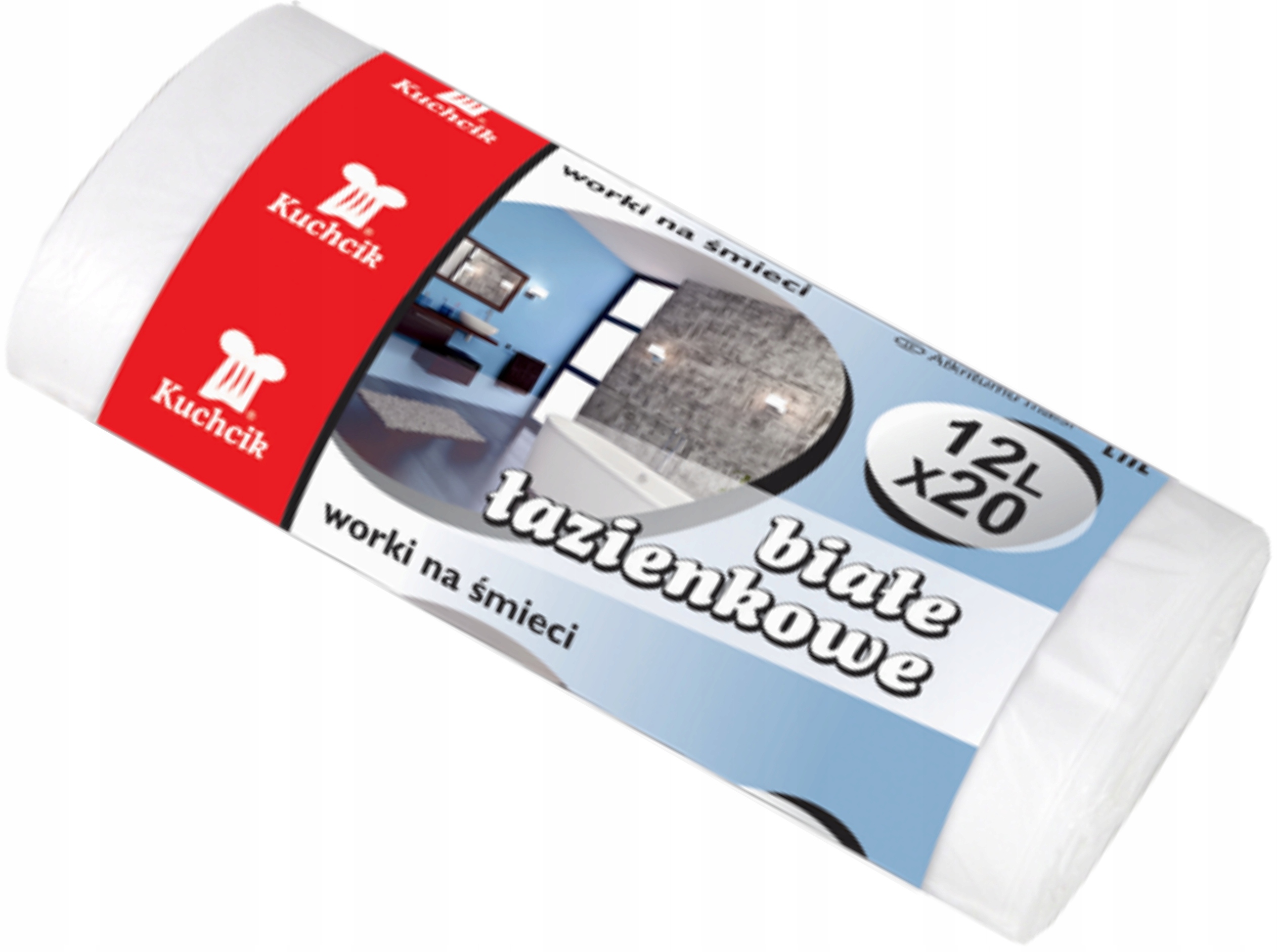 

Worki na do śmieci łazienki łazienkowe białe 12L