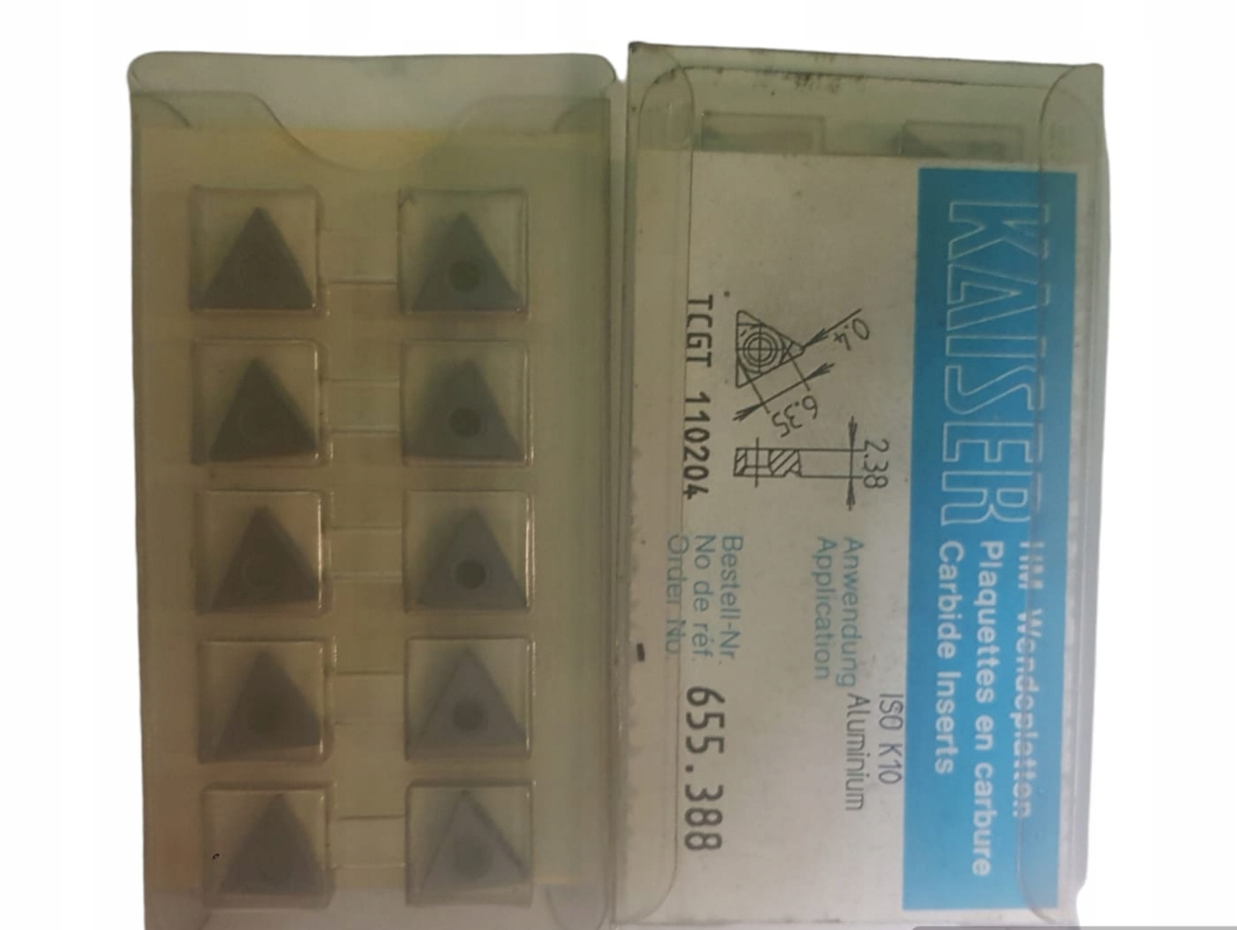 PŁYTKA TCGT 110204 ISO K10 ALUMINIUM KAISER