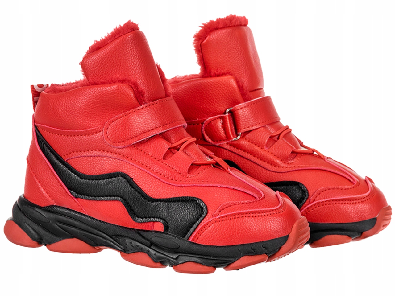 BUTY SPORTOWE DZIECIĘCE NA RZEP OCIEPLANE TRZEWIKI