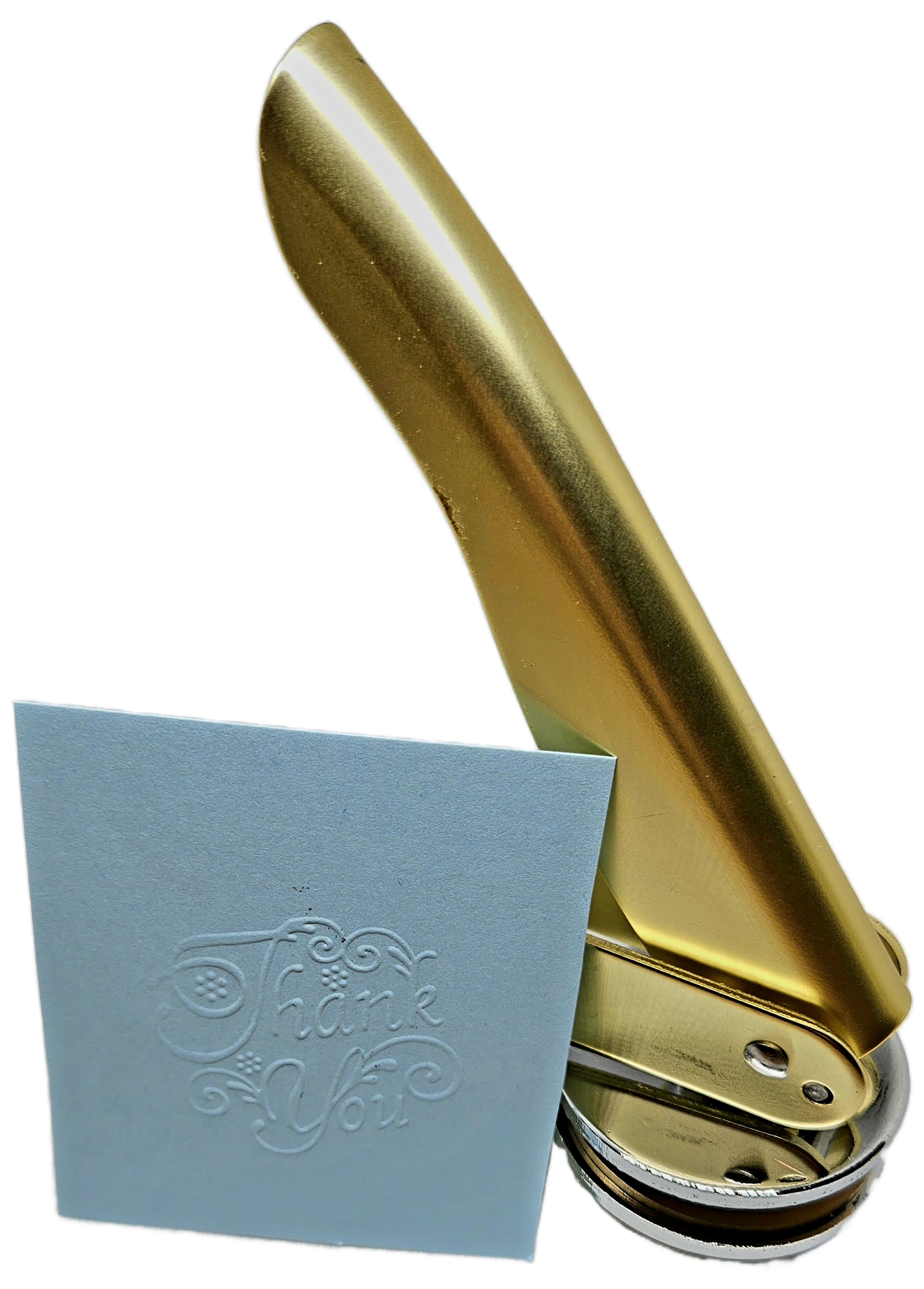 Suchý razítko razítko tradiční výlisek Thank You