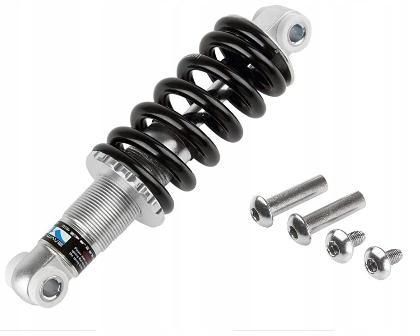 M-WAVE Amortyzator Rowerowy TYLNY Sprężyna Tył 150 mm