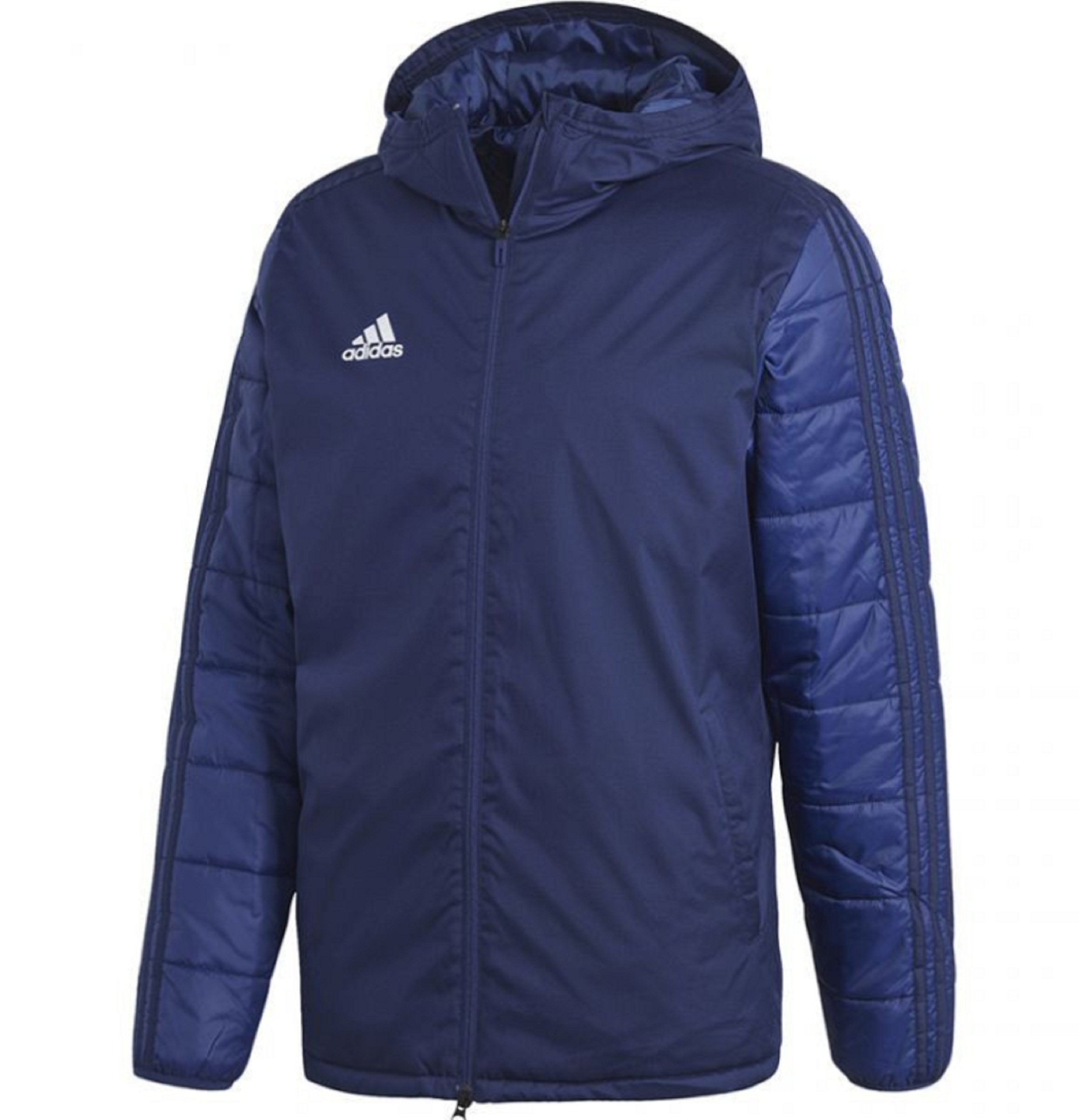 Zimní bunda Adidas, tmavě modrá, zateplená, vel. S