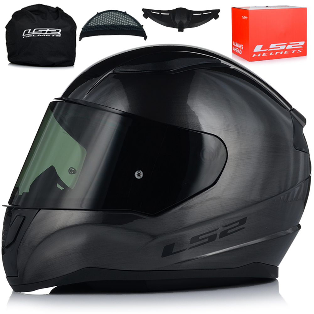 Motocyklová Prilba LS2 FF353 Rapid II Jeans Titanium Tónované Sklo