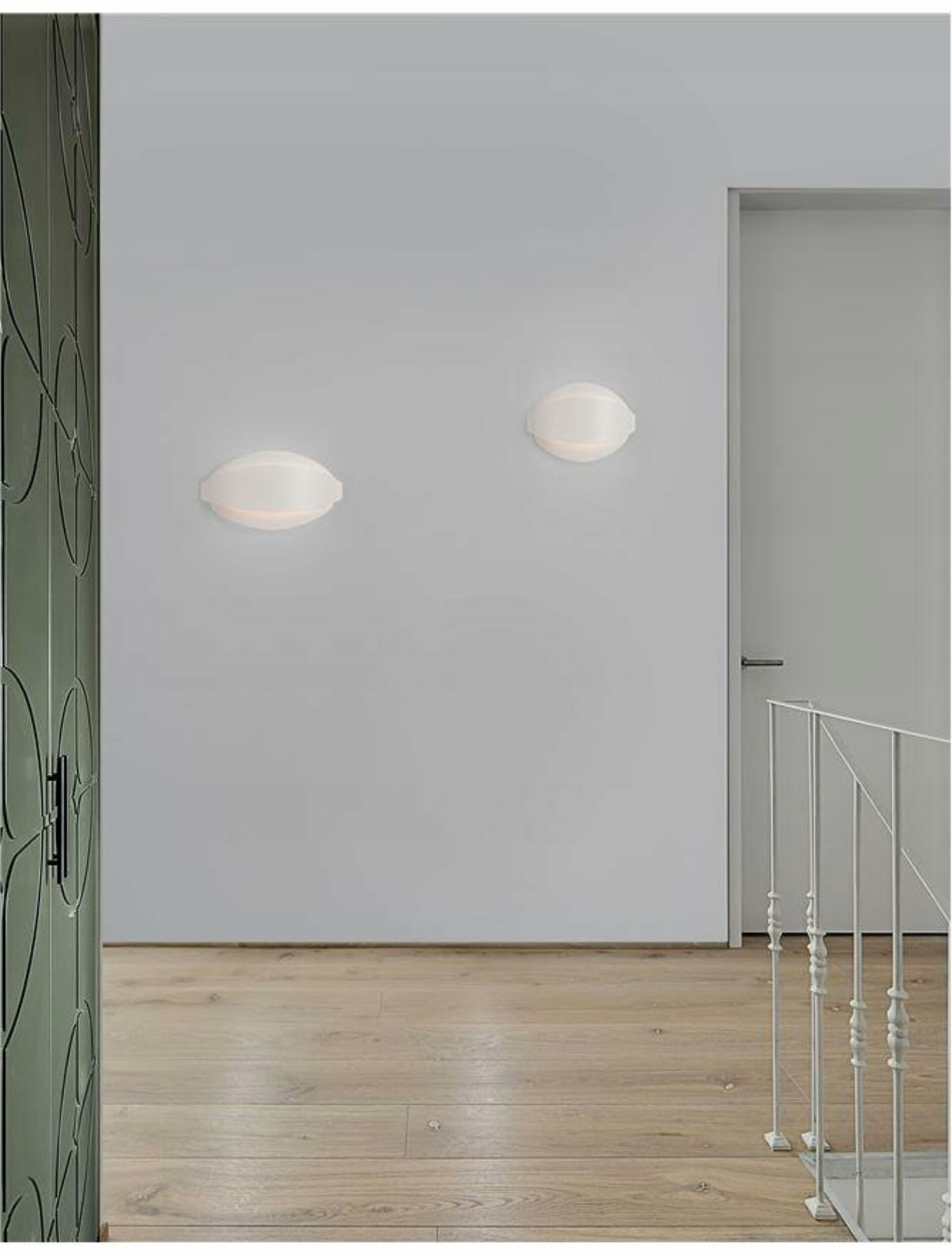 Nova Luce nástěnné svítidlo Astrid bílý kov a akryl Led 20W 220-240V 3000K