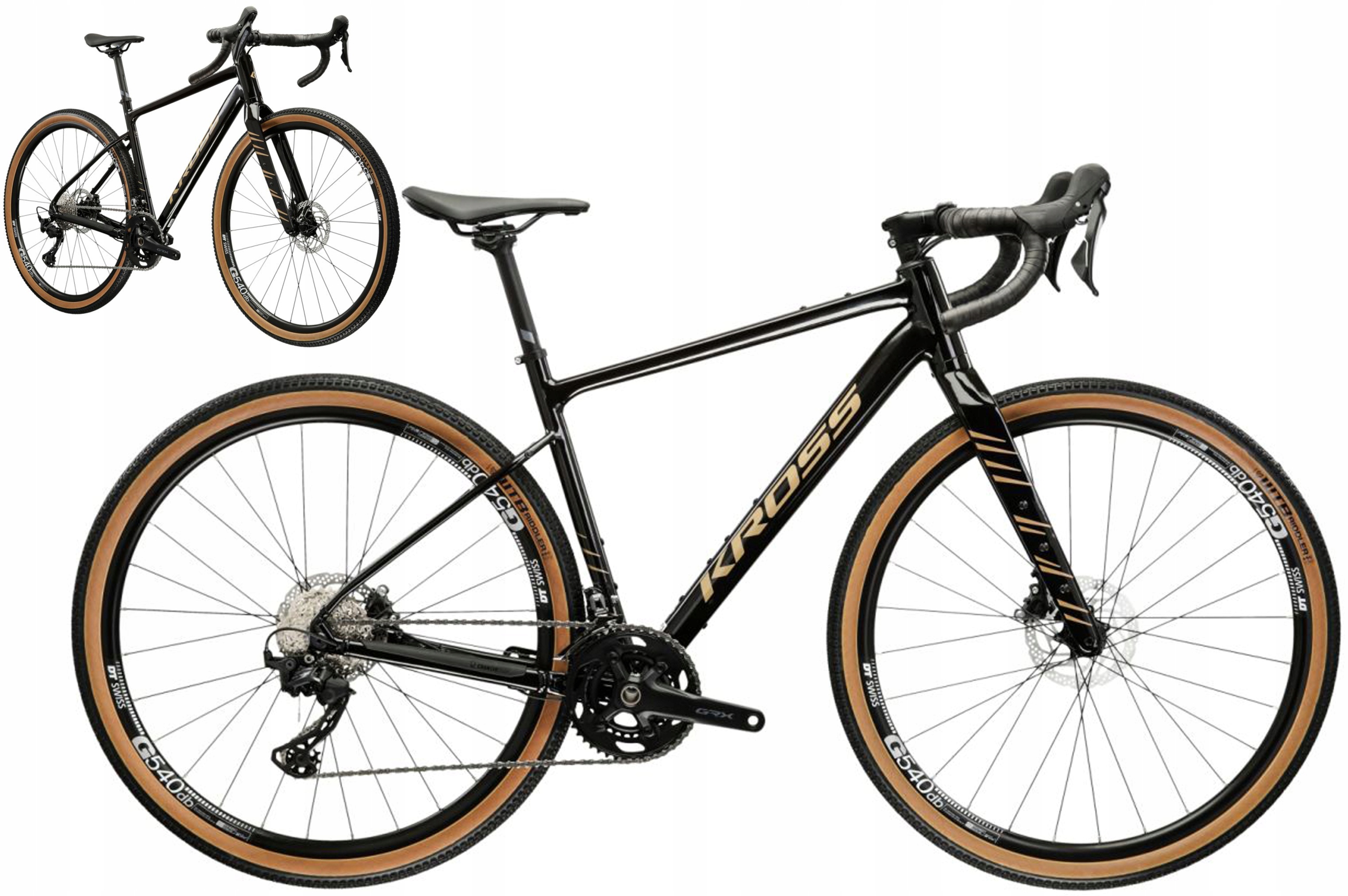 Rower Gravel 28" Kross Esker 6.0 Grx rama S 54.5 cm czarny R25