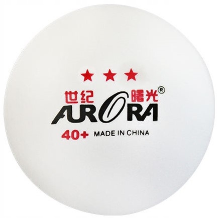 

Aurora piłeczki plastikowe Abs 3* 40+ białe
