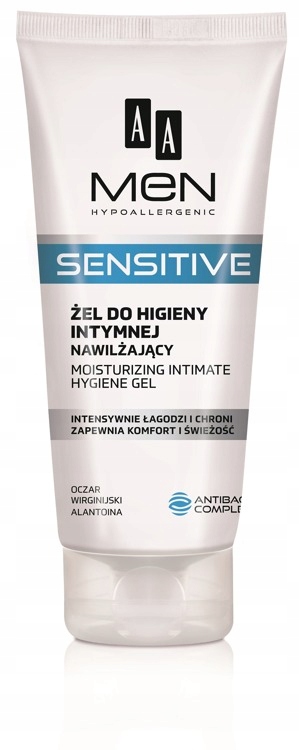 

Aa Men Sensitive żel do higieny intymnej nawilżaj.