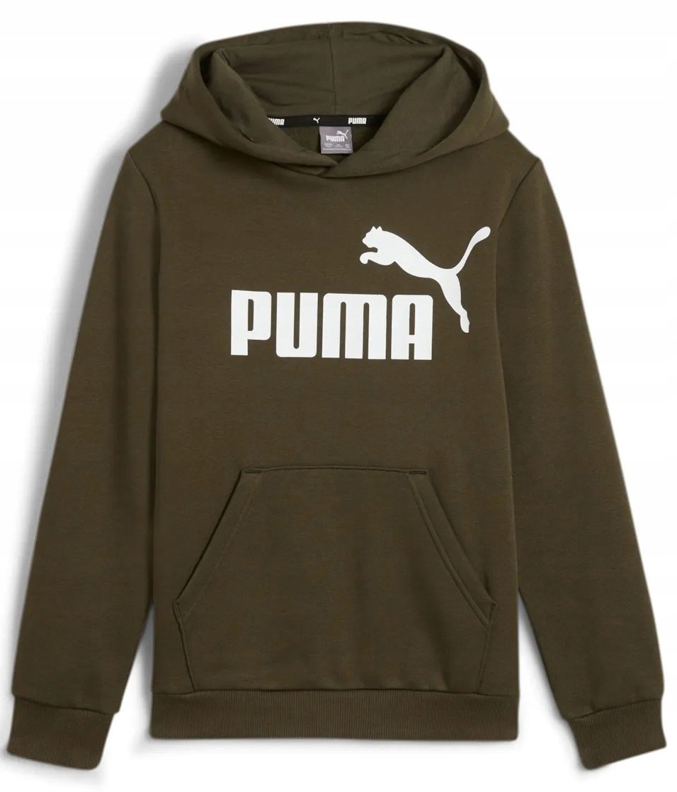 Bluza dresowa chłopięca Puma 586965 08 ocieplana z kapturem 152.