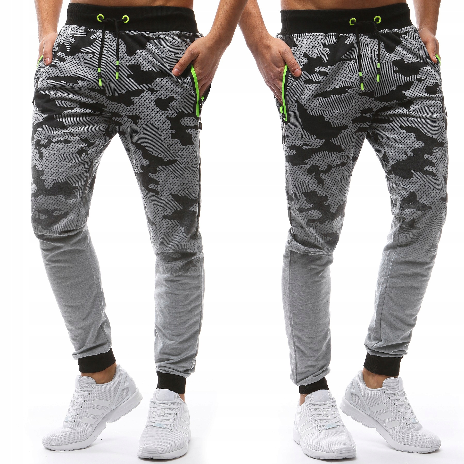 SPODNIE MĘSKIE DRESOWE JOGGERY KOLORY ox204 - M