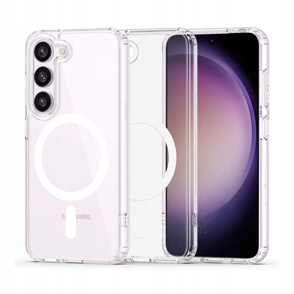 Etui do Samsung S23 Tech-Protect FlexAir Hybrid przezroczyste