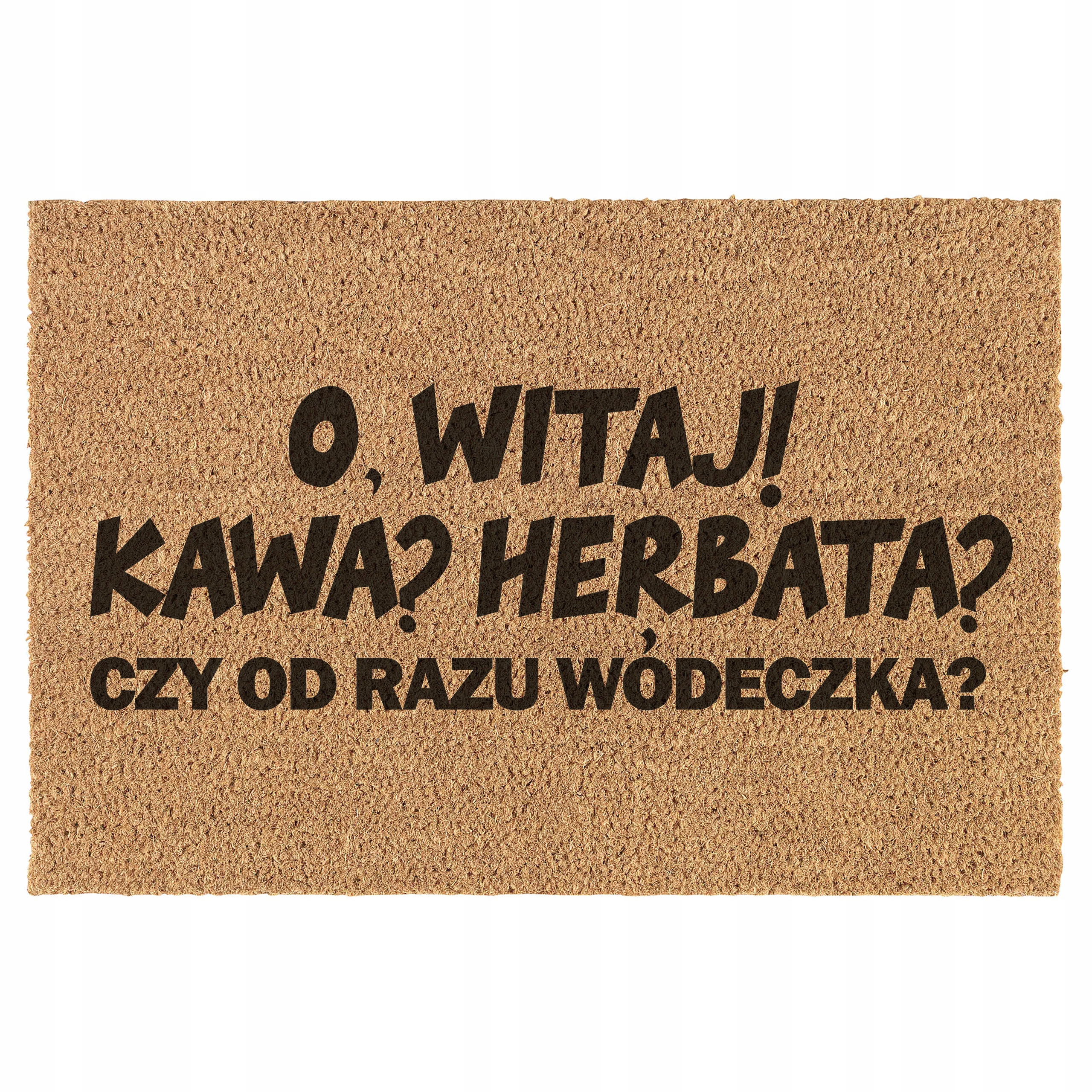 

Wycieraczka wejściowa Do Butów z napisem wódka